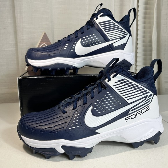 Nike Other - Nike Zoom Force Savage Pro 3 Shark Football Cleats FJ8163-400 Men's Size 11 Blue